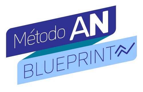 Logo del Método AN Blueprint, modelo de aprendizaje de Academia de Negocios